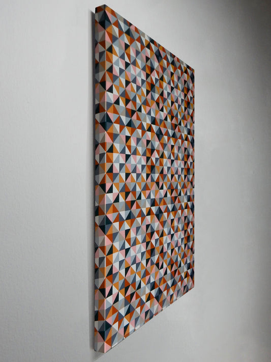 Mozaïekmotief akoestisch wandpaneel