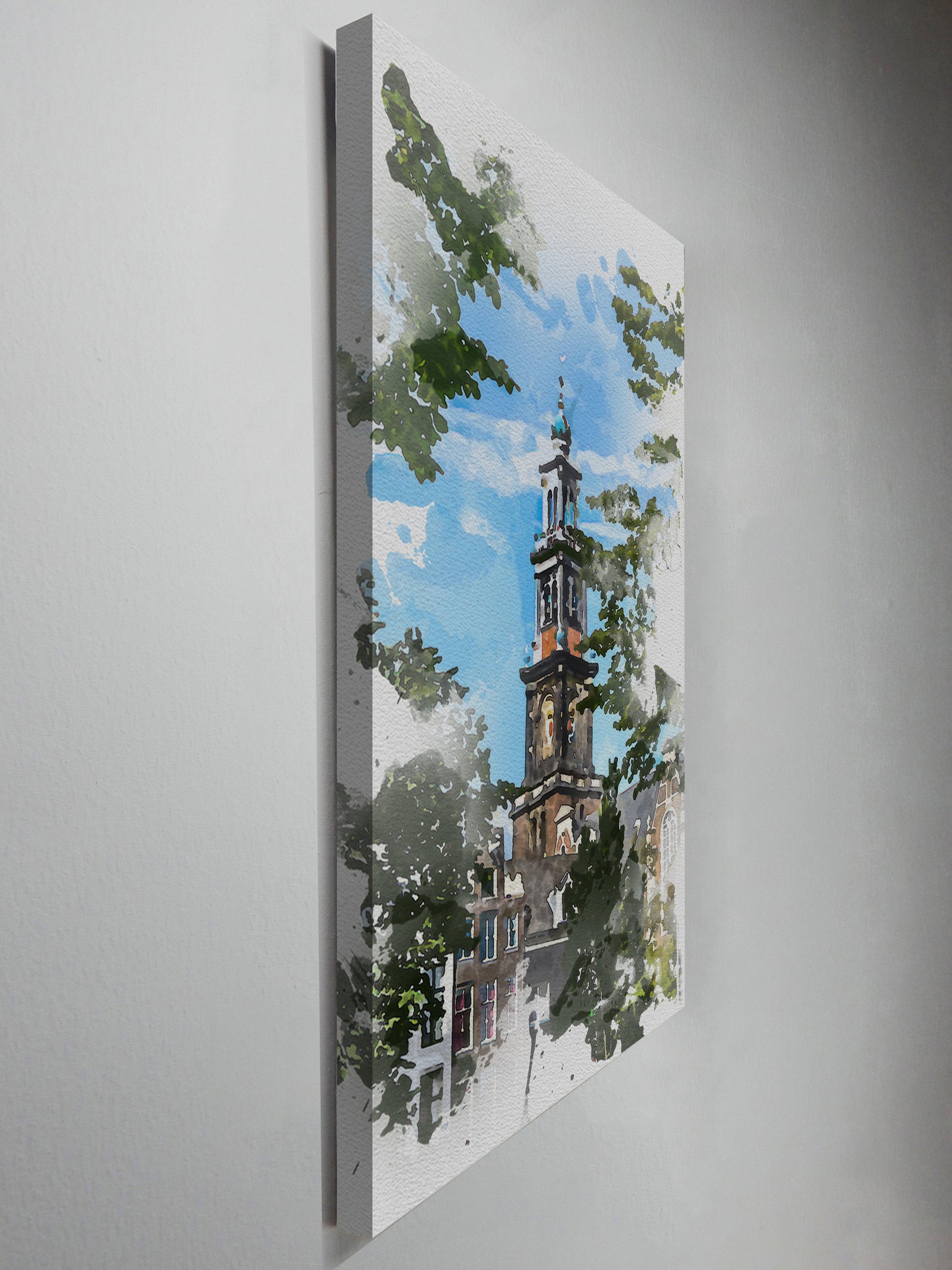 Akoestisch kunstpaneel Ouwe Wester Amsterdam
