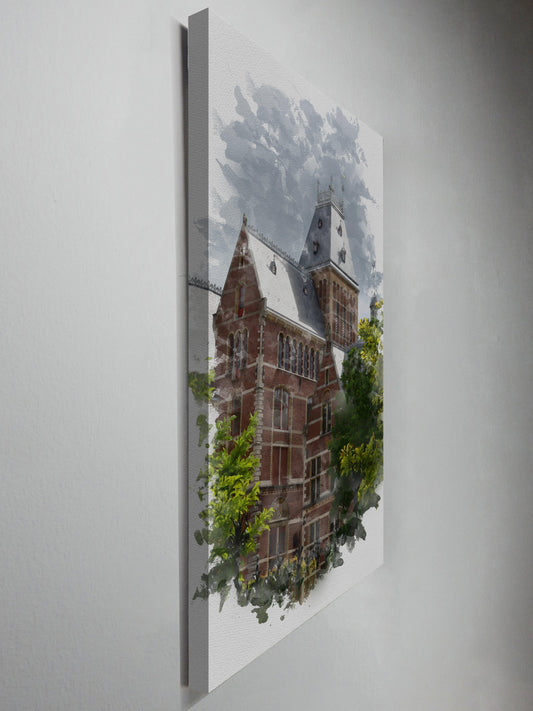 Akoestisch kunstpaneel geïnspireerd op Rijksmuseum kunst